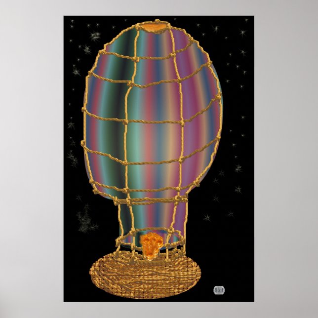 Midnight Balloon Ride Poster (Framsidan)