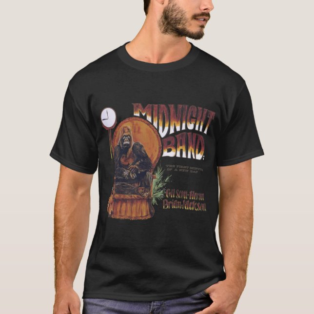 Midnight Band vintage T Shirt (Framsida)