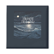 Midnight Bibliophile Logotyp Magnet