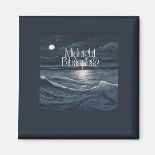 Midnight Bibliophile Logotyp Magnet