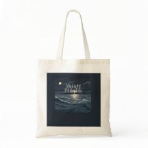 Midnight Bibliophile Logotyp Tote