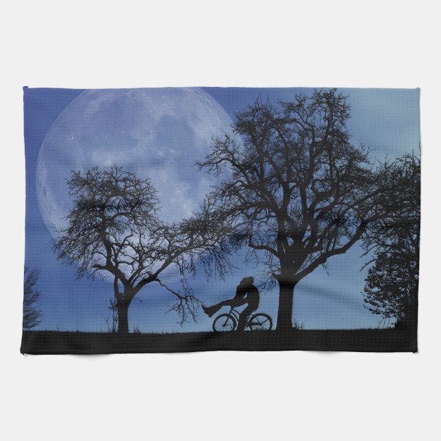 Midnight Bike Ride Kökshandduk (Horisontell)