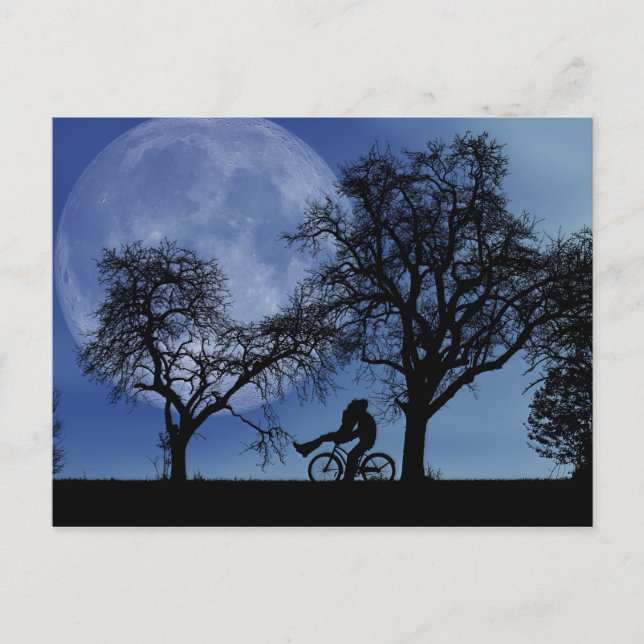 Midnight Bike Ride Vykort (Framsida)