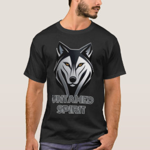 Midnight Black and Metallic Silver Varg Logotyp Ar T Shirt