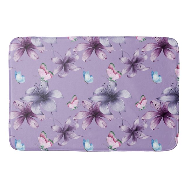 MIDNIGHT BLOOM & BUTTERFLIES BADRUMSMATTA (Framsidan)