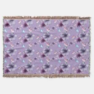 MIDNIGHT BLOOM & BUTTERFLIES FILT