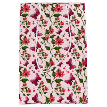 Midnight Bloom Butterfly Floral 