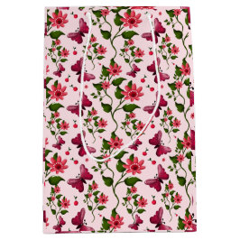 Midnight Bloom Butterfly Floral 