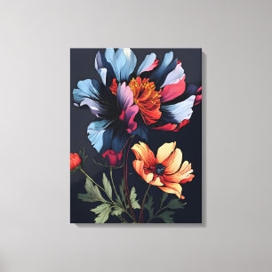 Midnight Bloom Canvastryck