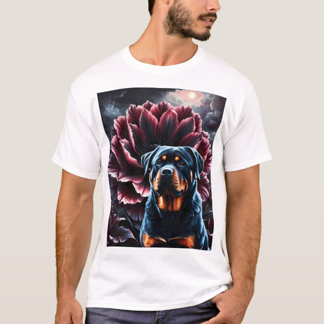 Midnight Bloom Guardian – Eternal Bloom Companions T Shirt (Framsida)
