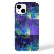 Midnight Bloom iPhone 14 Fodral - Blommigt abstrak