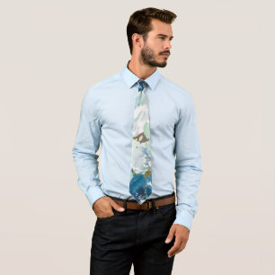 Midnight Blooms Bröllop Attire Neck Tie Slips