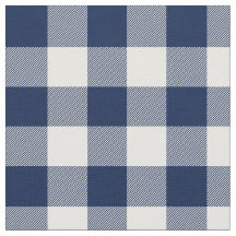 Midnight Blue and White Gingham Play