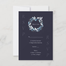 Midnight Blue and Wreath / Boda Azul y Corona