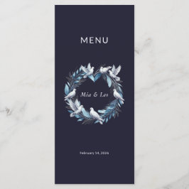 Midnight Blue and Wreath / Boda Azul y Corona Meny