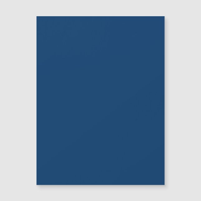 Midnight Blue Anpassad Magnetisk Kort – Slick (Framsida)