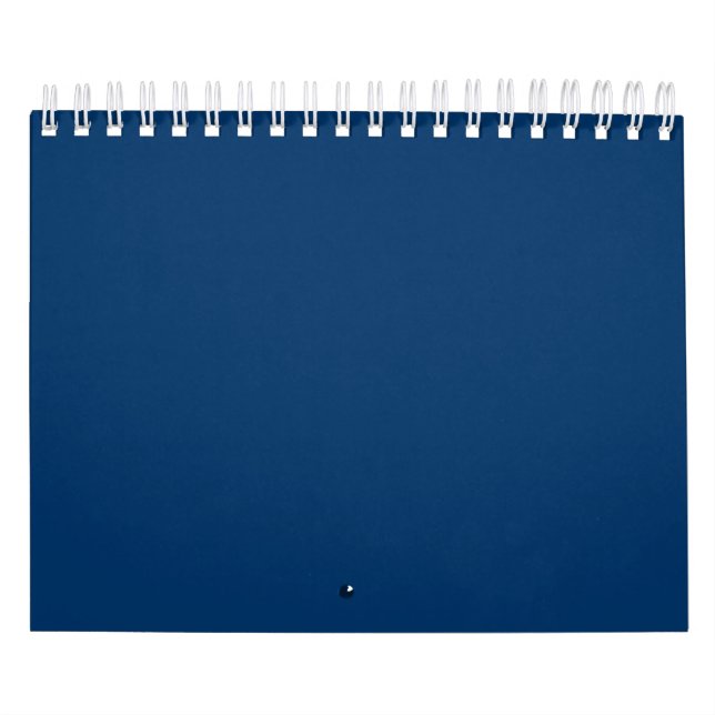 Midnight Blue Anpassningsbar Binder - Elegant och  Kalender (Omslag)