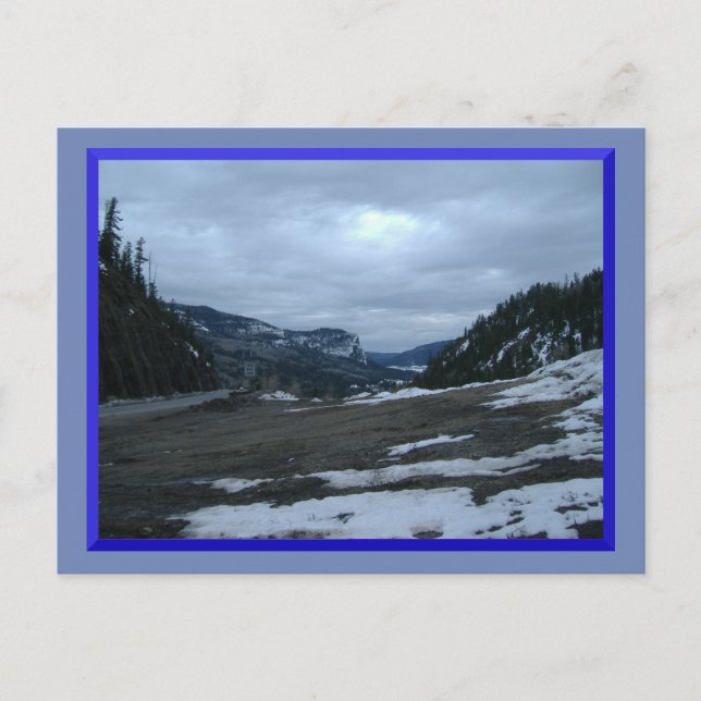 Midnight Blue Colorado Postcard Vykort (Framsida)