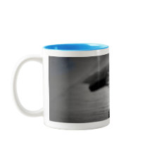 Midnight Blue Eyes — Svart Katt Kaffe Mugg