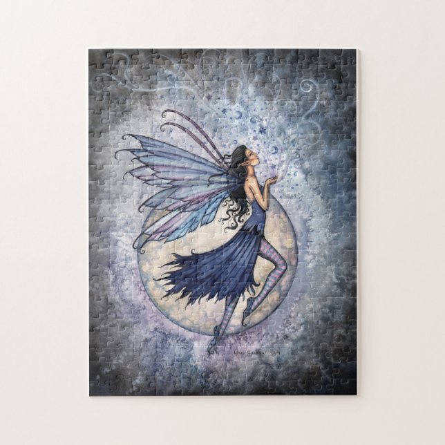 MIdnight Blue Fairy Puzzle Pussel (Vertikal)
