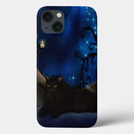 Midnight Blue Fantasy Cat