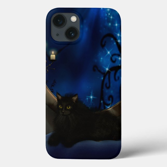 Midnight Blue Fantasy Cat (Baksida)