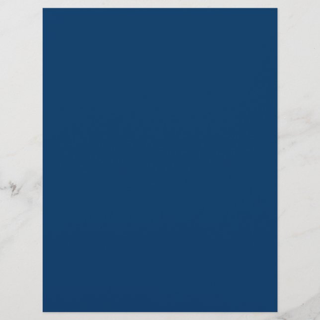 Midnight Blue Letterhead - Anpassade Brevhuvud (Framsida)