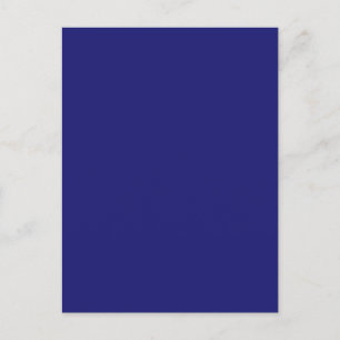 Midnight Blue Solid Färg Vykort