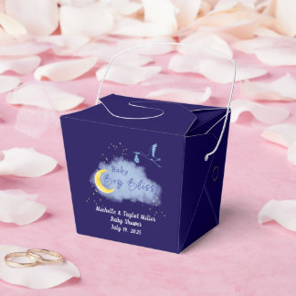 Midnight Blue Stjärnljus Baby Boy Bliss Stork Presentaskar