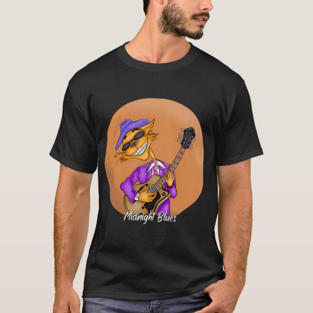 Midnight Blues T Shirt (Framsida)