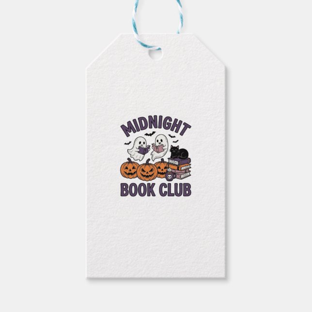 Midnight Book Club Halloween Läsdesign_1 Presentetikett (Framsidan)