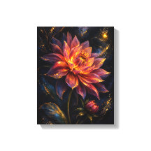 Midnight Botanica Ember Dahlia Moody Indigo Floral