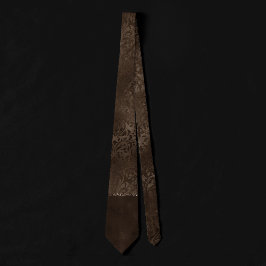 Midnight Bronze Romantik | Satiny Grunge Damask Slips