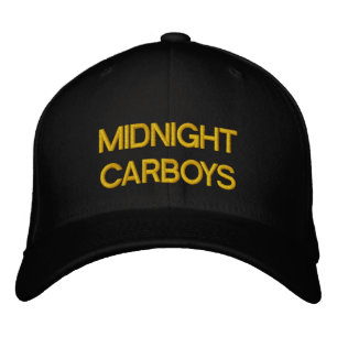 Midnight Carboys Top Gun-Stil Hat Broderad Keps