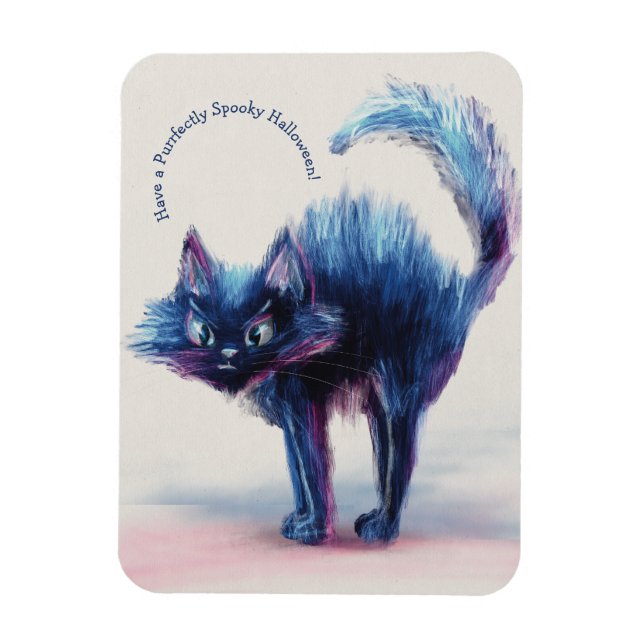 Midnight Cat Magnet (Vertikal)
