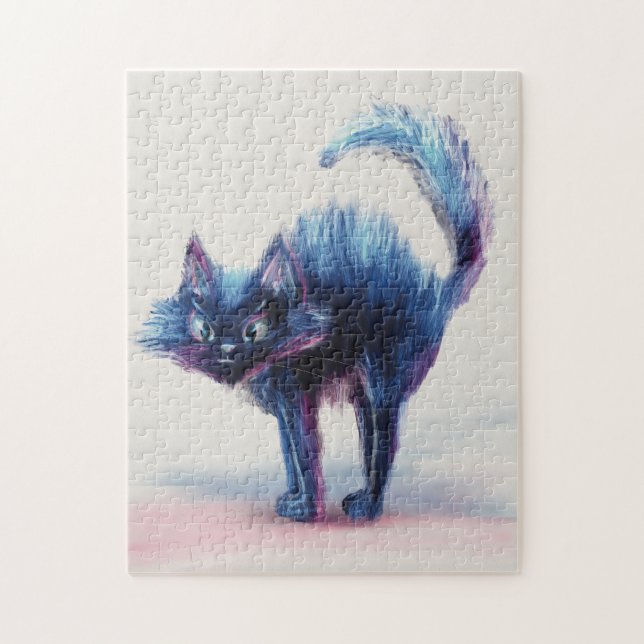 Midnight Cat Pussel (Vertikal)