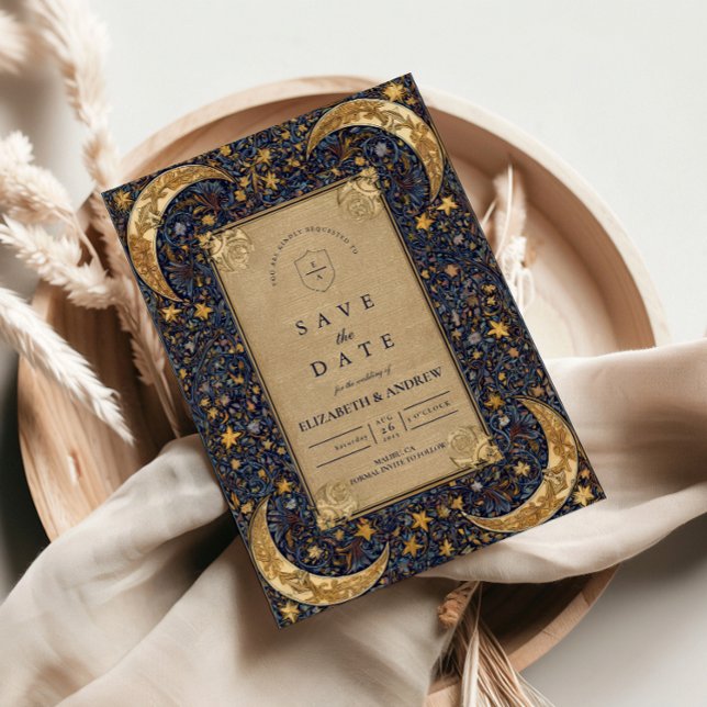 Midnight Celestial Baroque Wedding Spara Datumet (Skapare uppladdad)