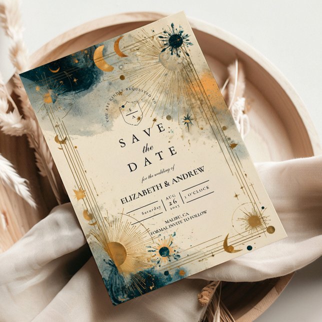 Midnight Celestial Wedding Spara Datumet (Skapare uppladdad)