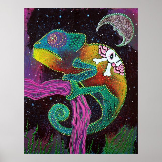 Midnight Chameleon Poster (Framsidan)