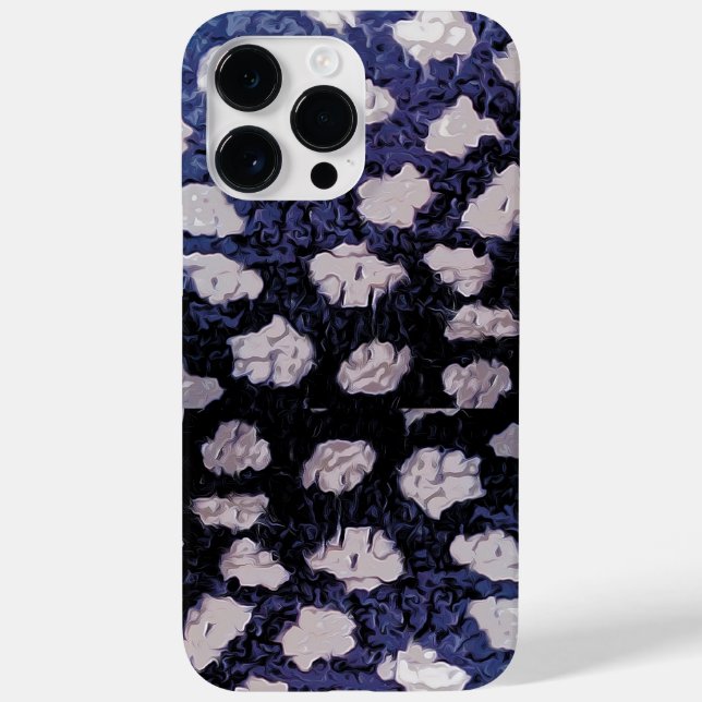 Midnight Clouds Abstrakt iphone case (Baksida)