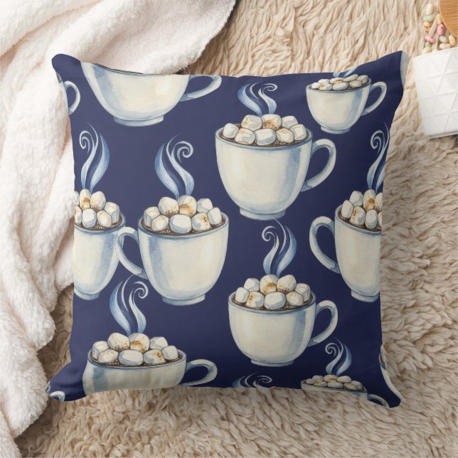Midnight Cocoa – Mysig vinter Kudde (Filt)