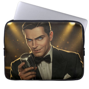 Midnight Crooner Laptop Fodral