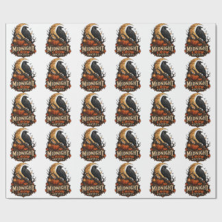 Midnight Crow Society Gotisk Halloween Korp Presentpapper