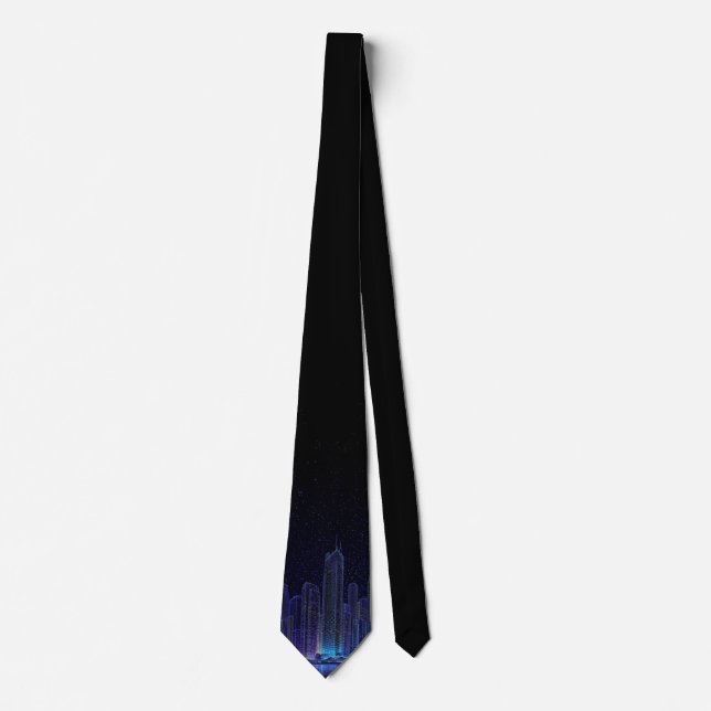 "Midnight Cyber-City"-slipsen Slips (Framsida)