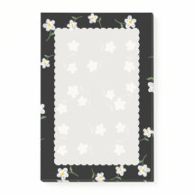 Midnight Daisy Blommiga Klisterlappar | Söt Botani