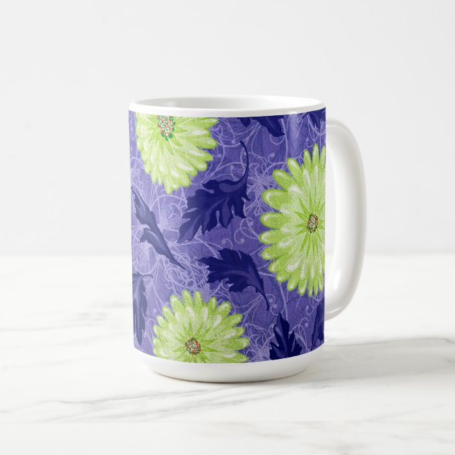 Midnight Daisy Garden Kaffemugg (Framsida höger)