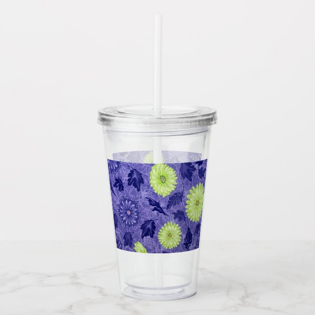 Midnight Daisy Garden Take Away Mugg (Framsida)