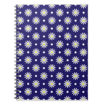 Midnight Daisy Spiralblock