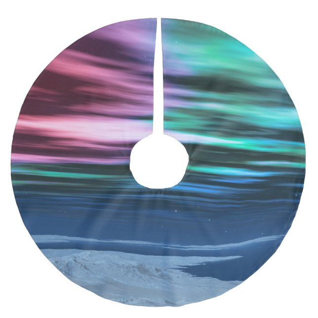 Midnight Dawn Julgran Skirt Julgransmatta Borstad Polyester (Framsidan)