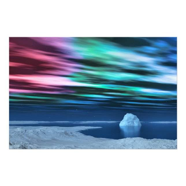 Midnight Dawn Photo Print Fototryck (Framsidan)